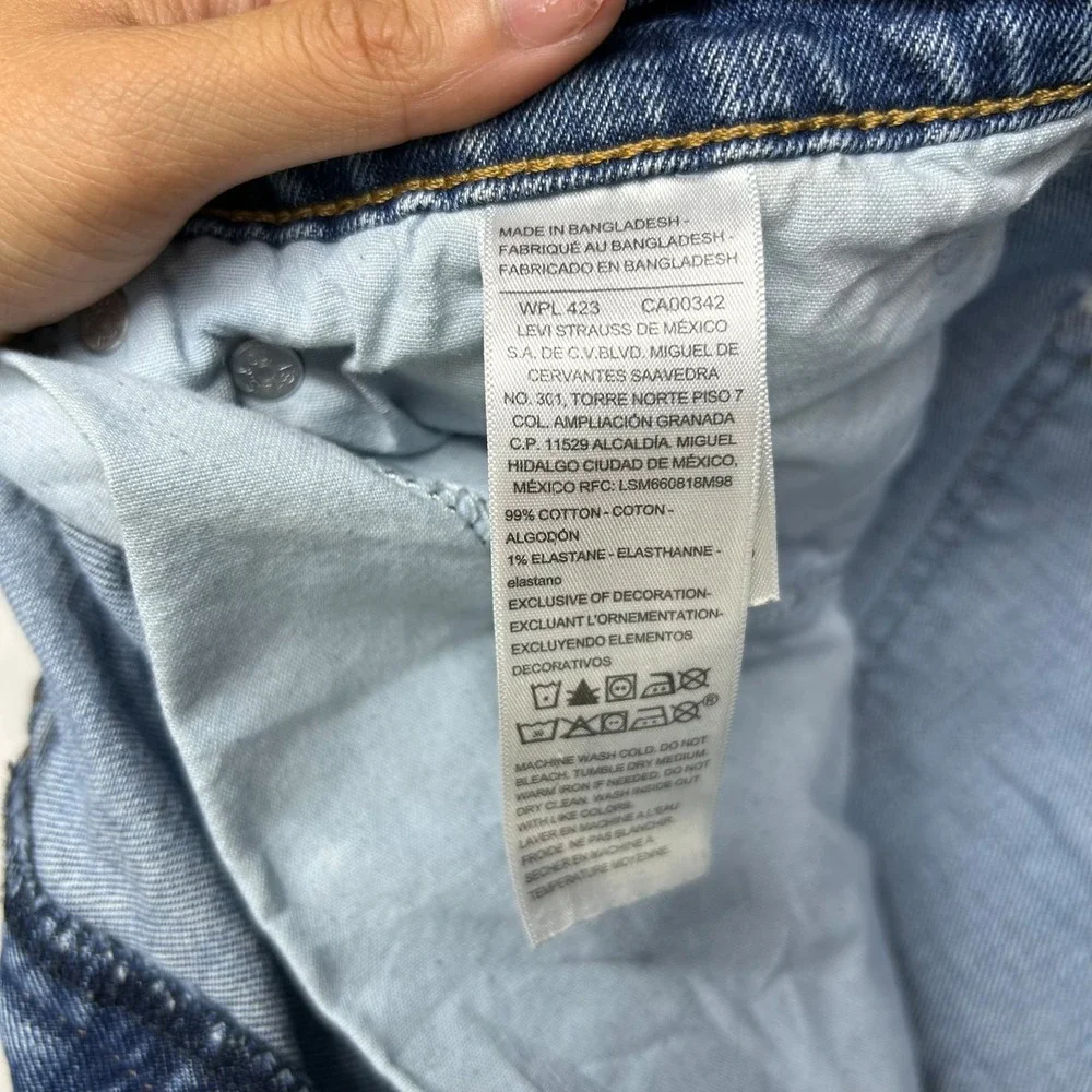 Denizen from Levi's 216 Slim Fit Jeans Men's Blue Denim Stretch Straight - 36X31